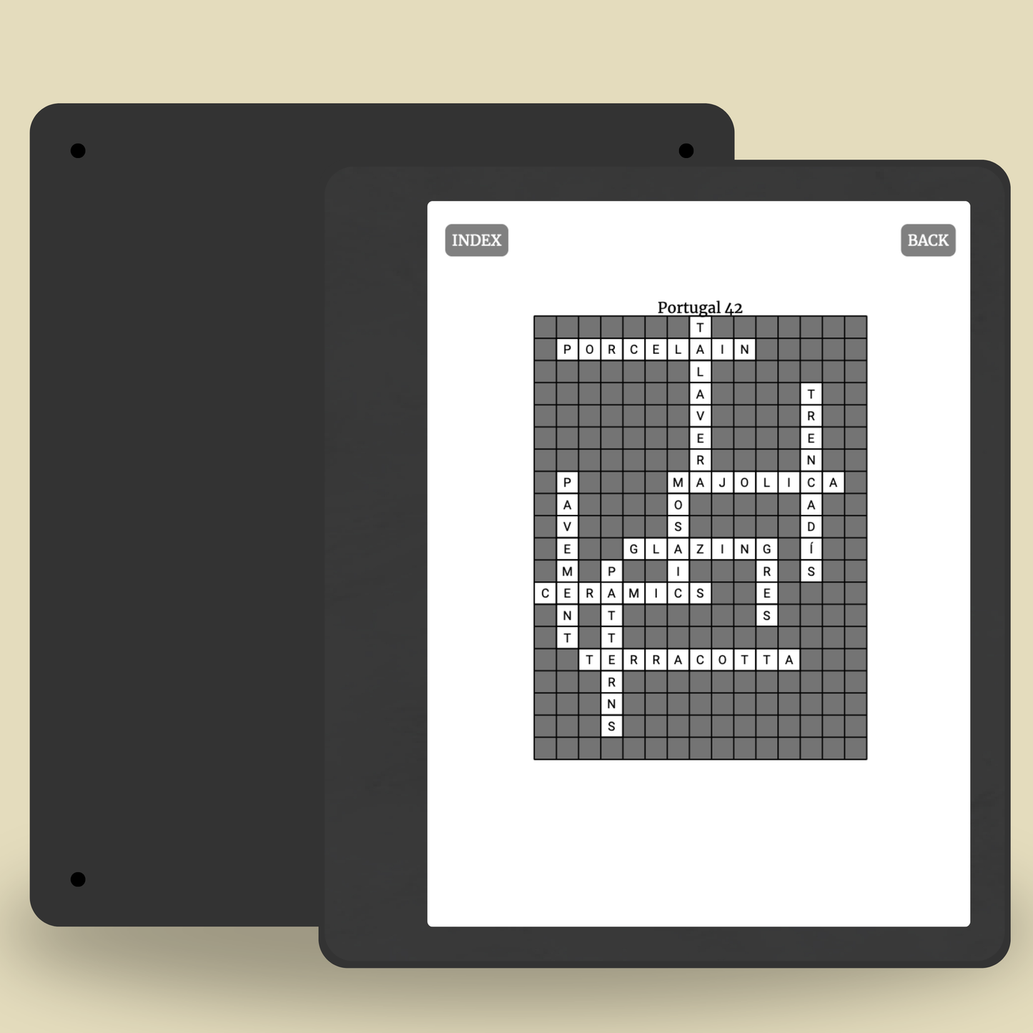 Kindle Scribe Crosswords About Portugal