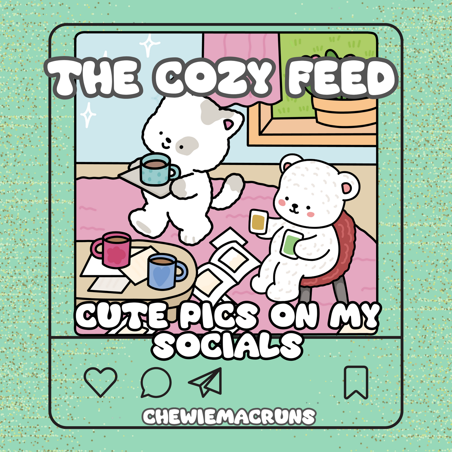 The Cozy Feed Coloring Book Cute Pics From My Socials | 15 Coloring Pages | Digital Printable PDF