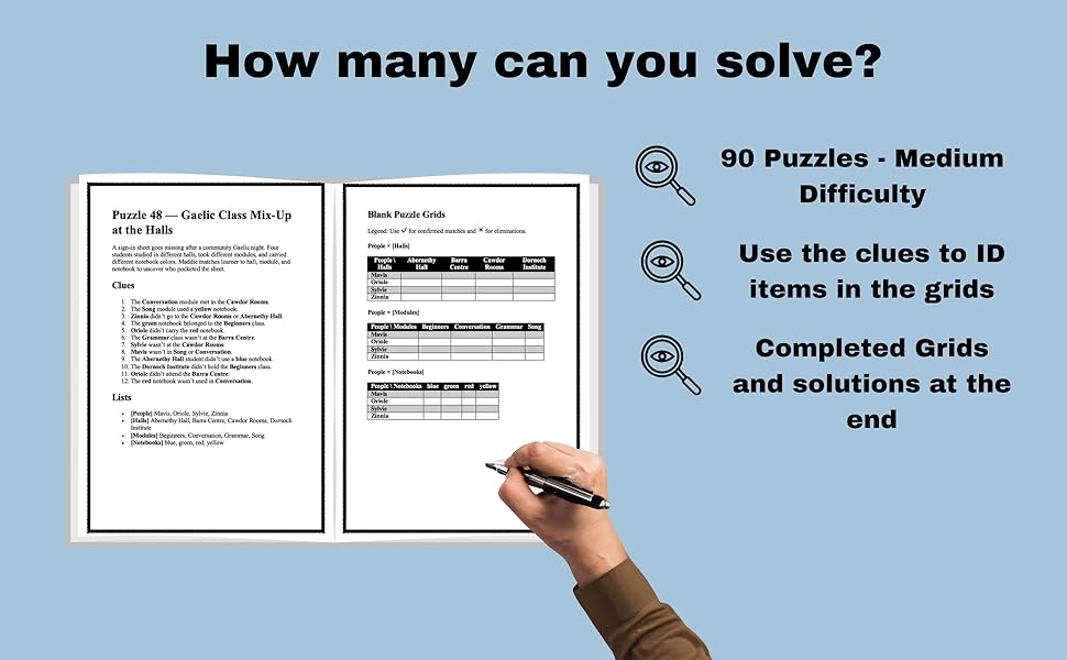 Scottish Cozy Crime Puzzles, Digital PDF Version