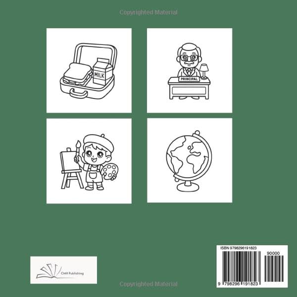 Bold & Easy School Elements Coloring Book