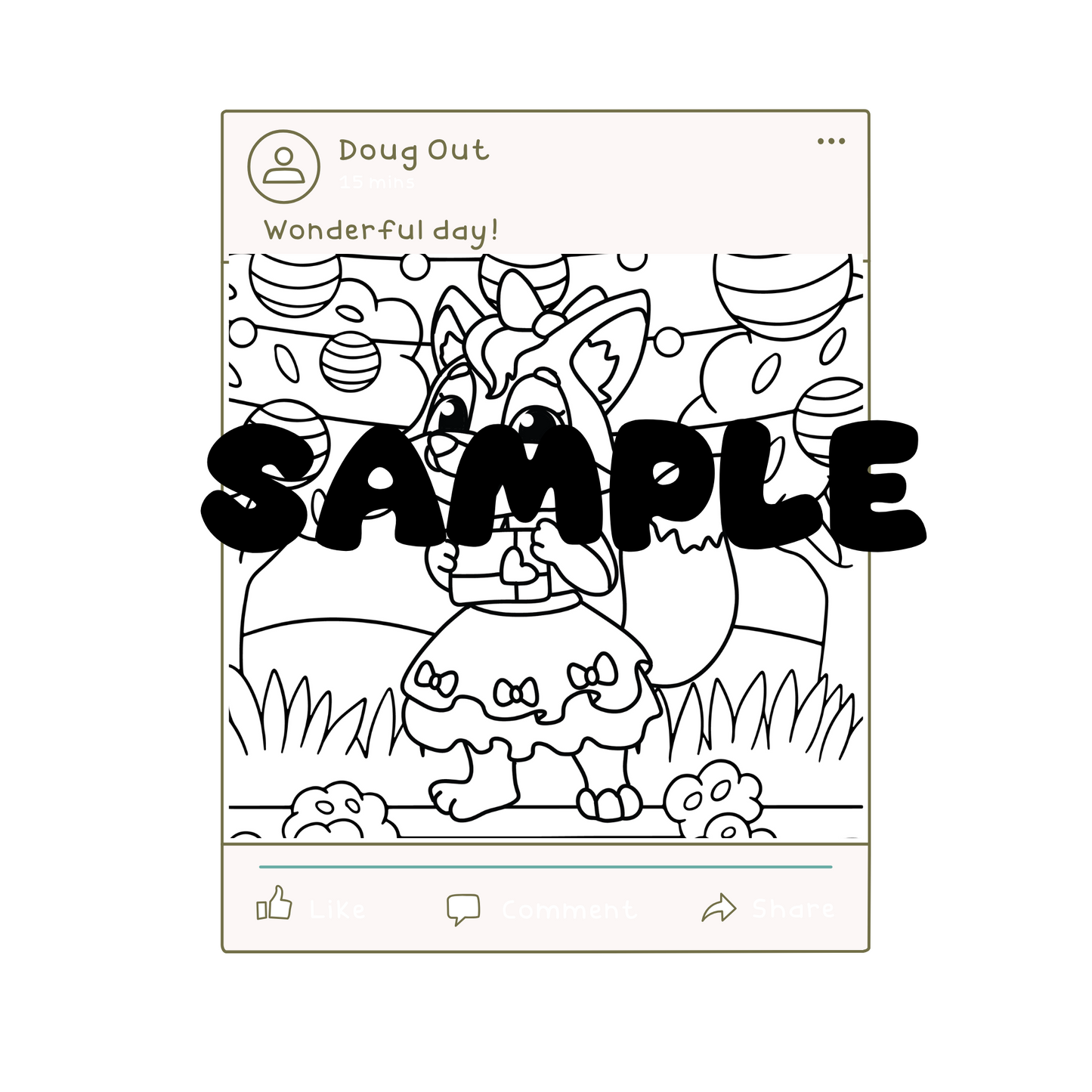The Cozy Feed Coloring Book Cute Pics From My Socials | 15 Coloring Pages | Digital Printable PDF