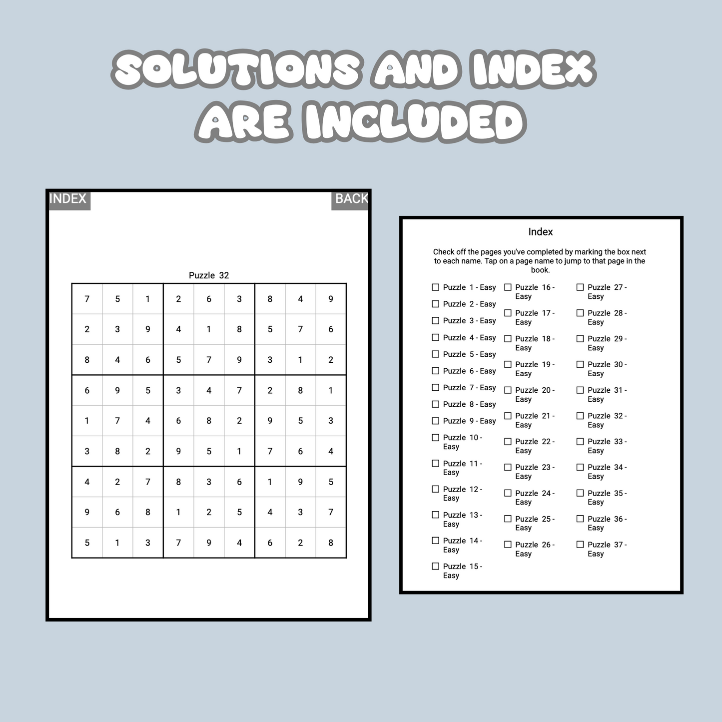 225 Sudoku Puzzles for Kindle Scribe | Easy Medium Hard Mix | Volume 1 | Interactive Puzzle | Perfect for Remarkable 2 | With Hyperlinks