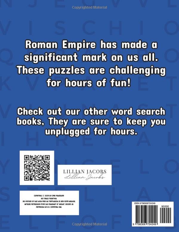 Ancient Rome Word Search for Adults