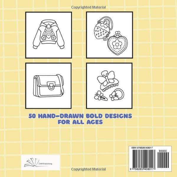 Girly Fashion Fun Coloring Book