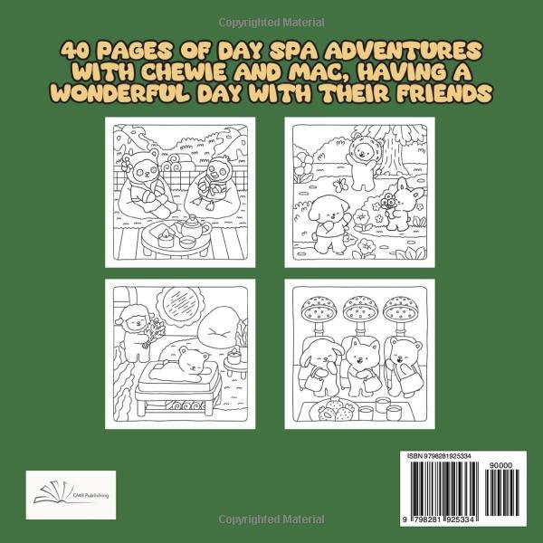 Pampered Pals A Chewie and Mac Spa Adventure Coloring Book