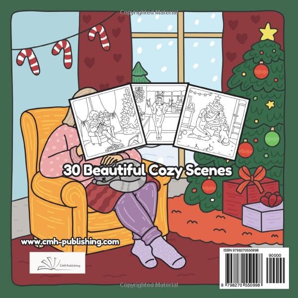 Cute & Curvy Girls Holiday Coloring Book
