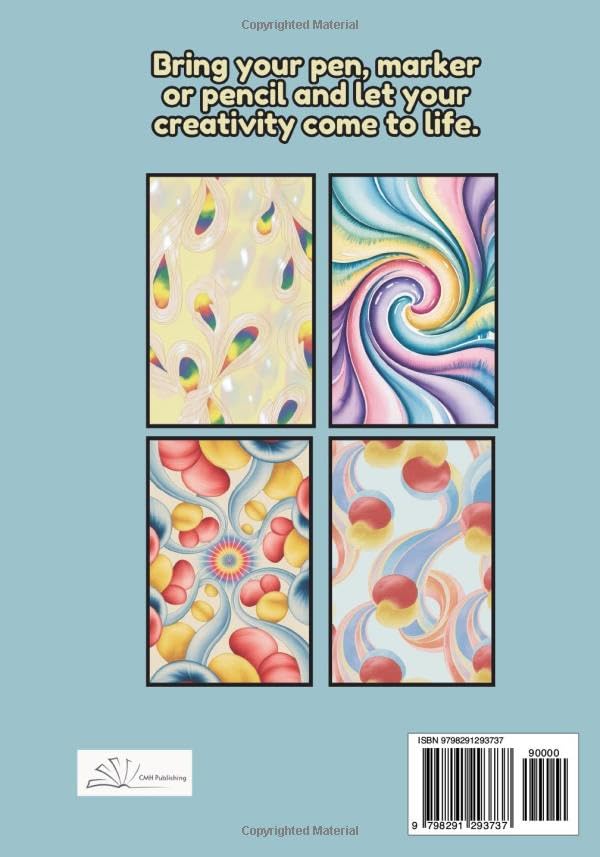 Calm in Color, A Reverse Coloring Book for Adults