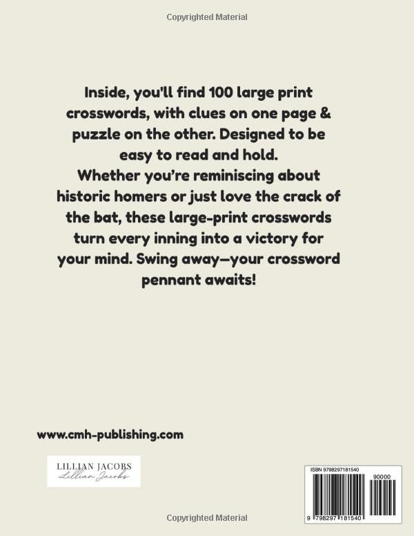 American Guy Crosswords Large Print Edition