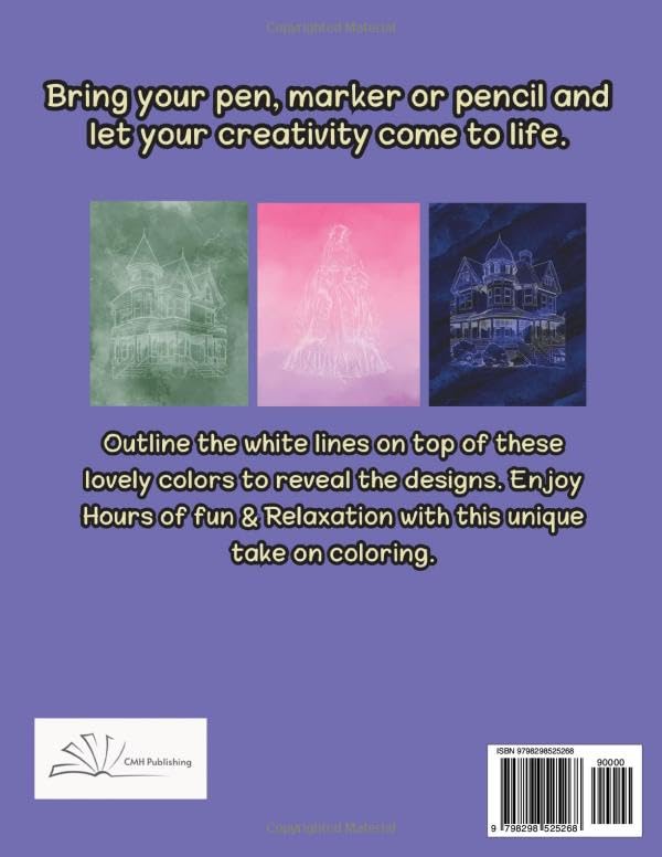 Ink Tracing Coloring Book for Adults