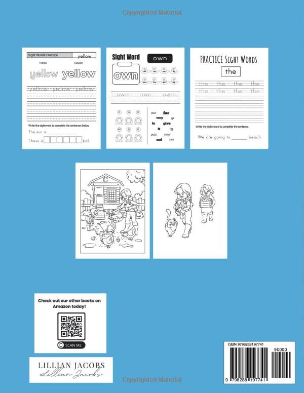 Farm Fun Sight Words & Tracing Workbook for Kids