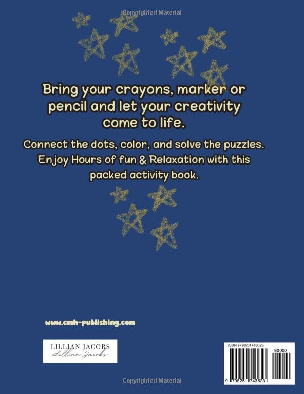 Back cover of 'Kids Activity Book Ages 6-10' — children's educational activity book by Lillian Jacobs