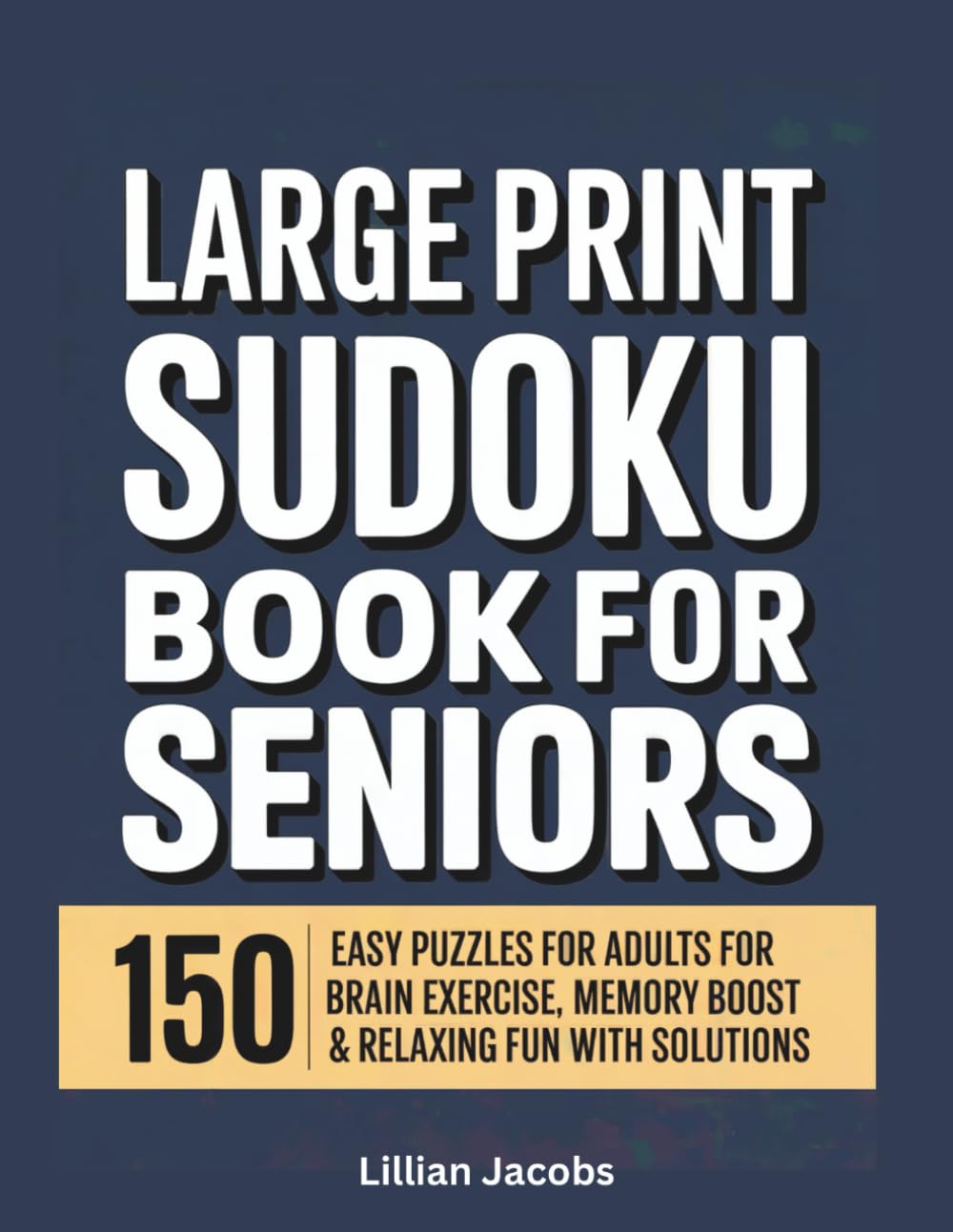 Large Print Sudoku Book for Seniors