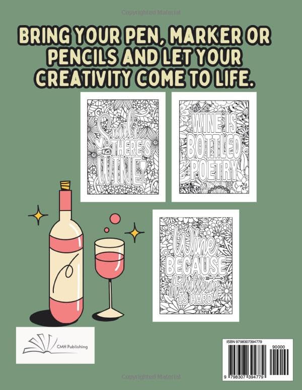 Wine Life - A Funny Coloring Book