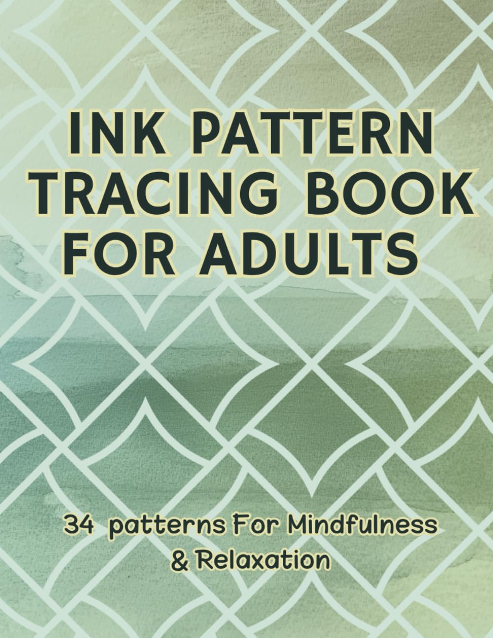 Ink Pattern Tracing Reverse Coloring Book: Draw to Reveal the Hidden Image
