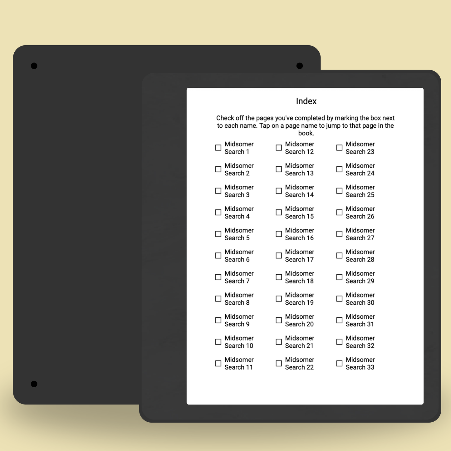 Midsomer Murders Inspired Word Search eBook