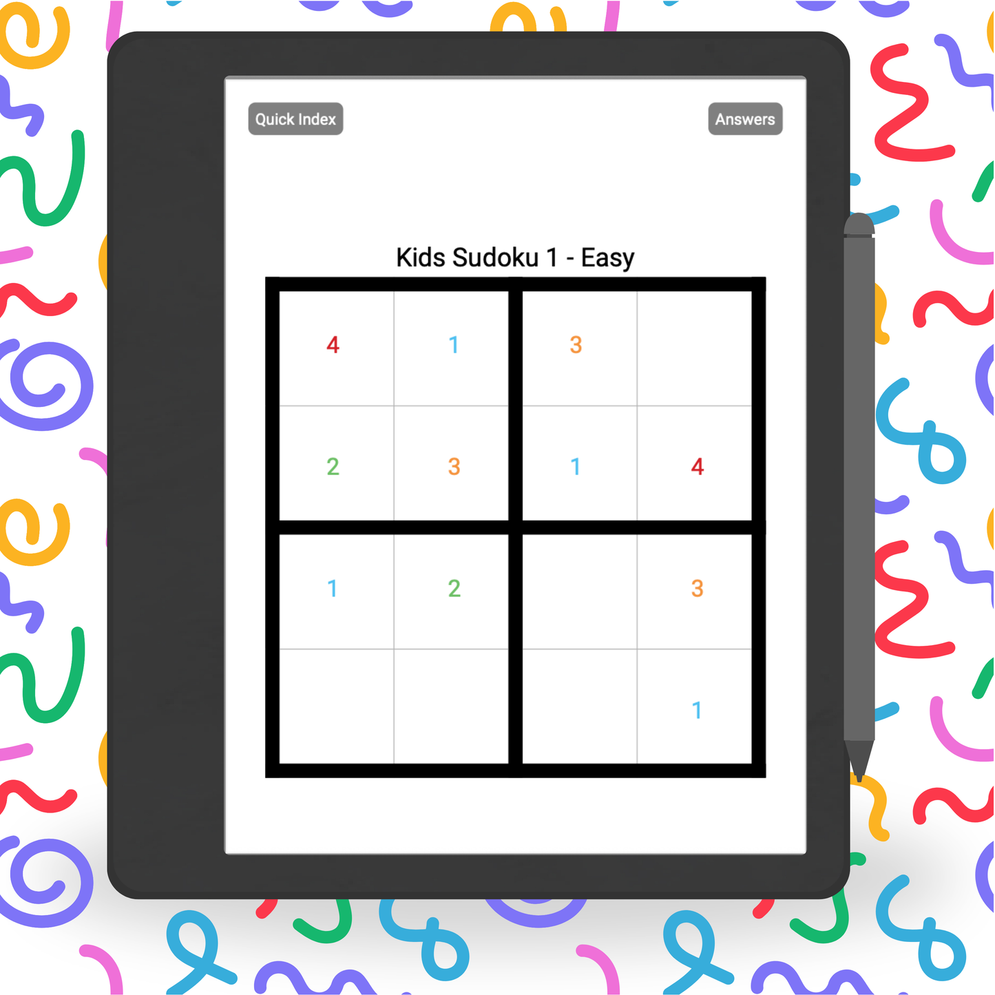 130 Mixed Sudoku Puzzles for Kids Kindle Scribe