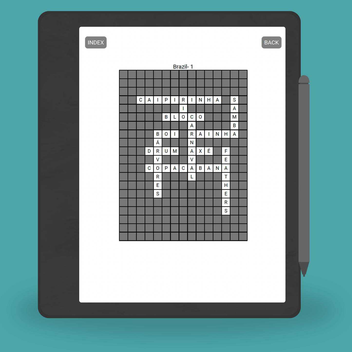 125 Brazil Crosswords for Adults
