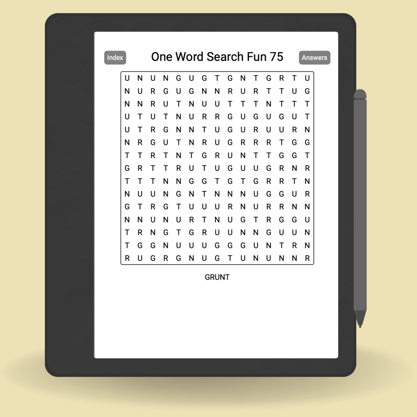 Interactive Word Search Puzzle Book – Animals, 80 Fun One-Word Games