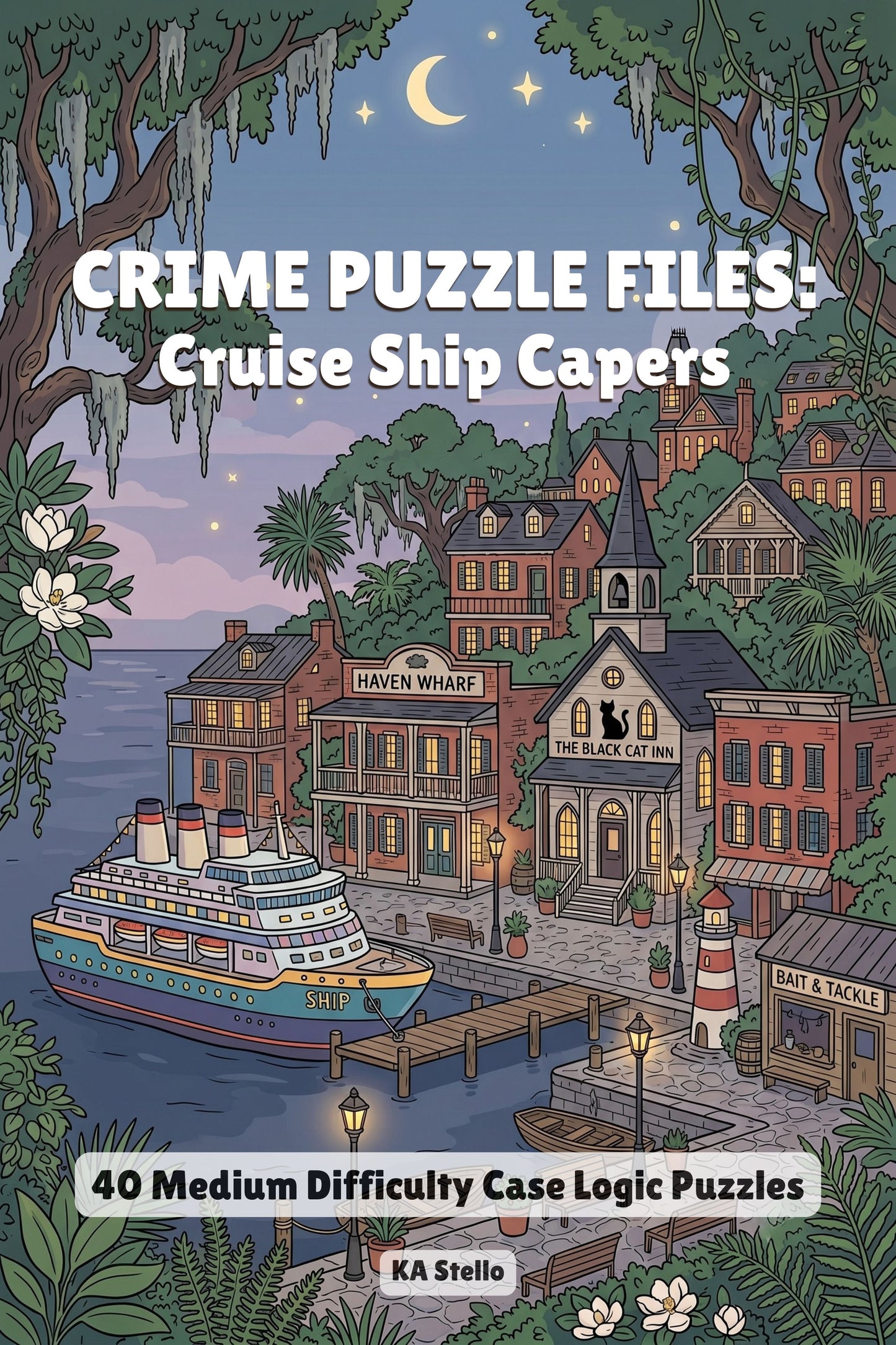 Crime Puzzle Files - Cruise Ship Capers, 40 Logic Puzzles