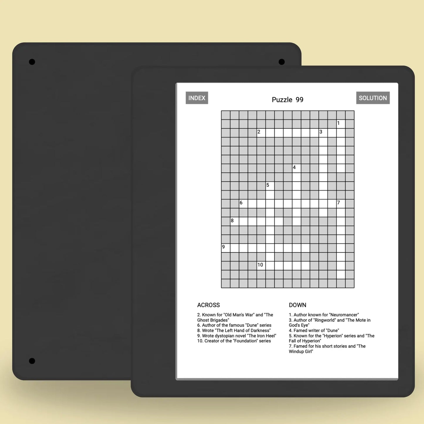 Kindle Scribe Crosswords Puzzles for Adults