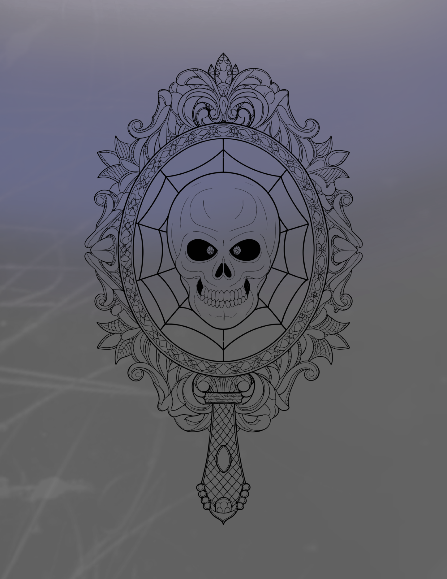 Gothic Ink Tracing Book