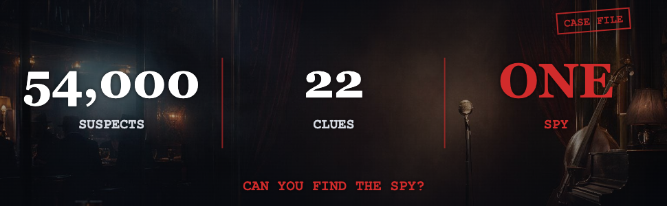 Find the Spy Mystery Puzzle: 54,000 Suspect Logic Game