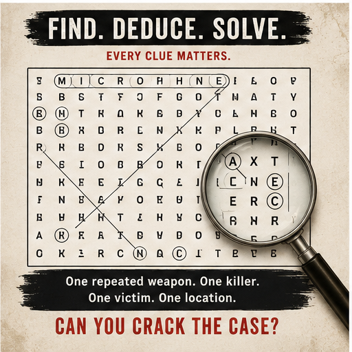 Cozy Mystery Word Search Puzzles for Quiet Fun