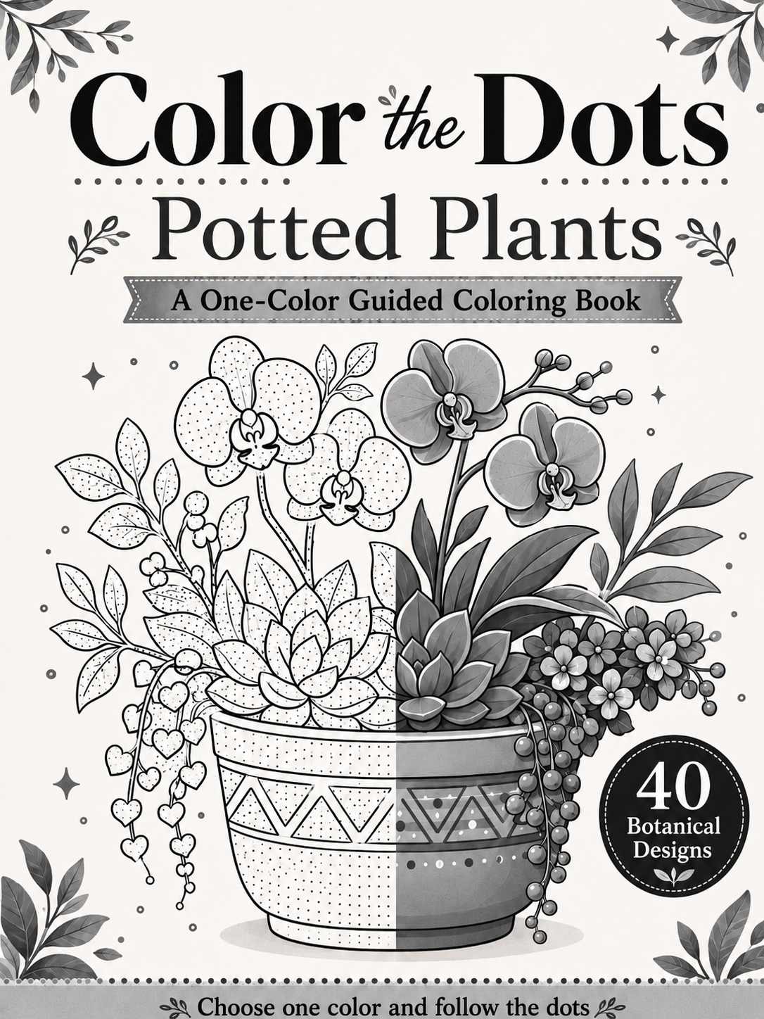 One-Color Coloring Books for Calm Creativity