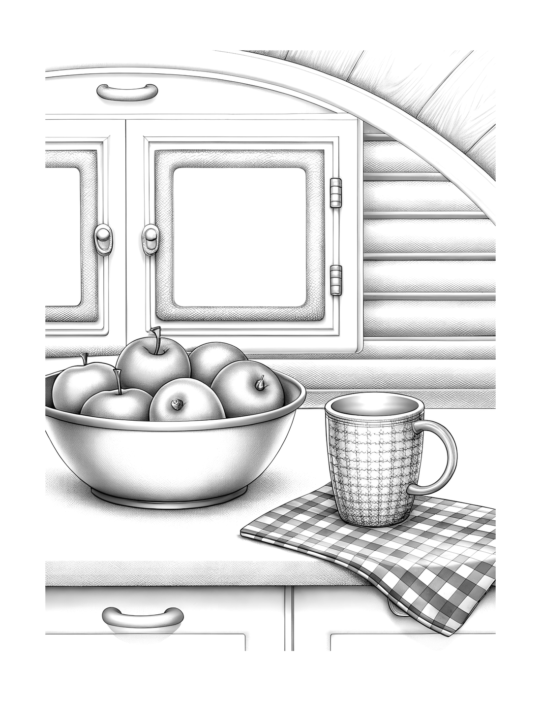 Grayscale Coloring Books for Calm Shading Practice