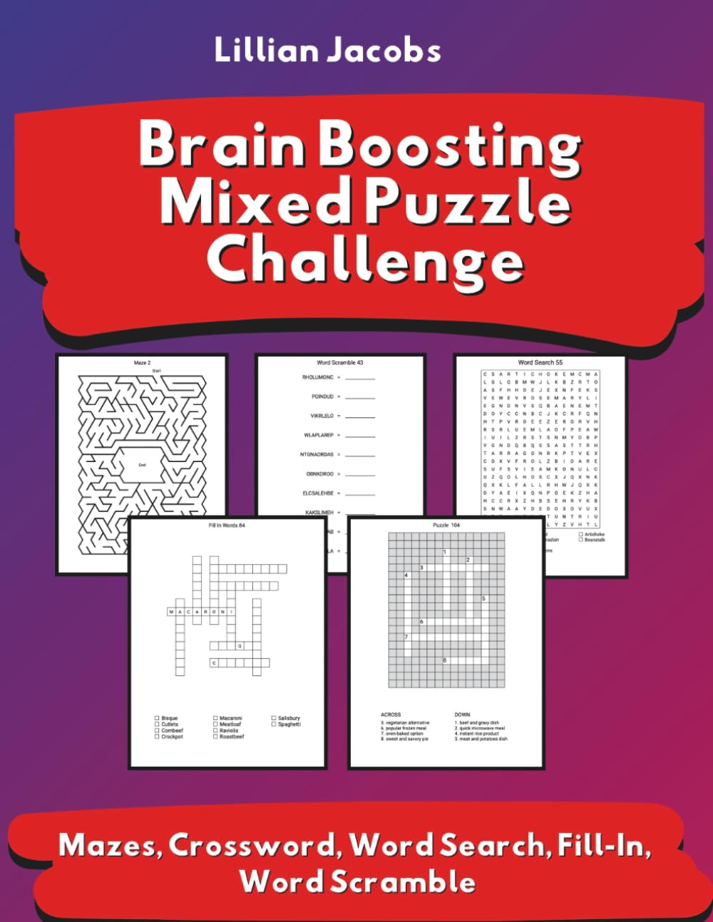Mixed Word Puzzles for Relaxing Variety