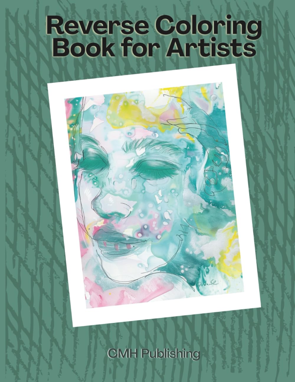 Reverse coloring book cover by CMH Publishing