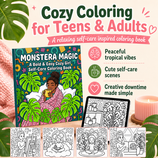 Self-Care Coloring Pages for Calm Creative Breaks