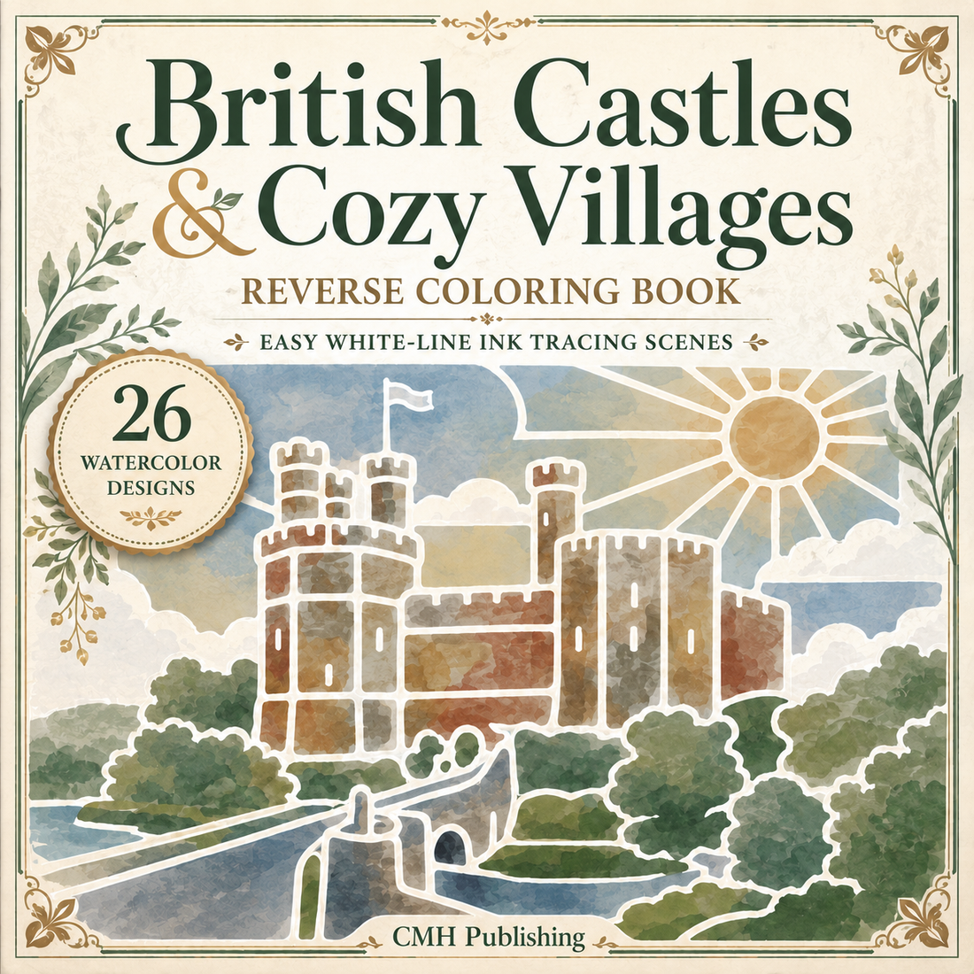 Reverse Coloring Books for Cozy Scenic Breaks