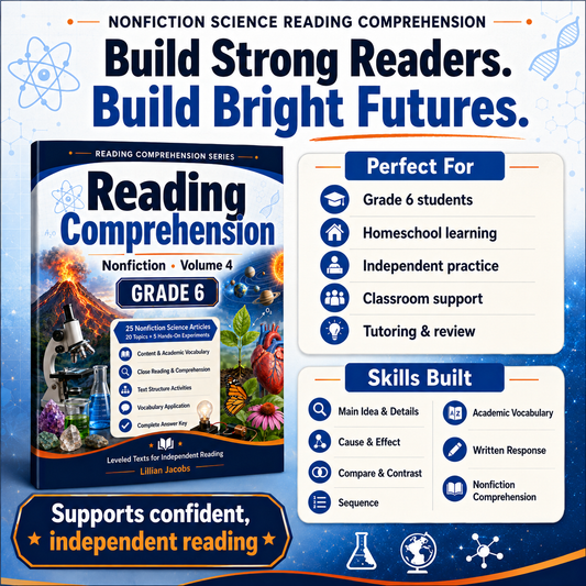 Reading Comprehension Printables for Quiet Learning
