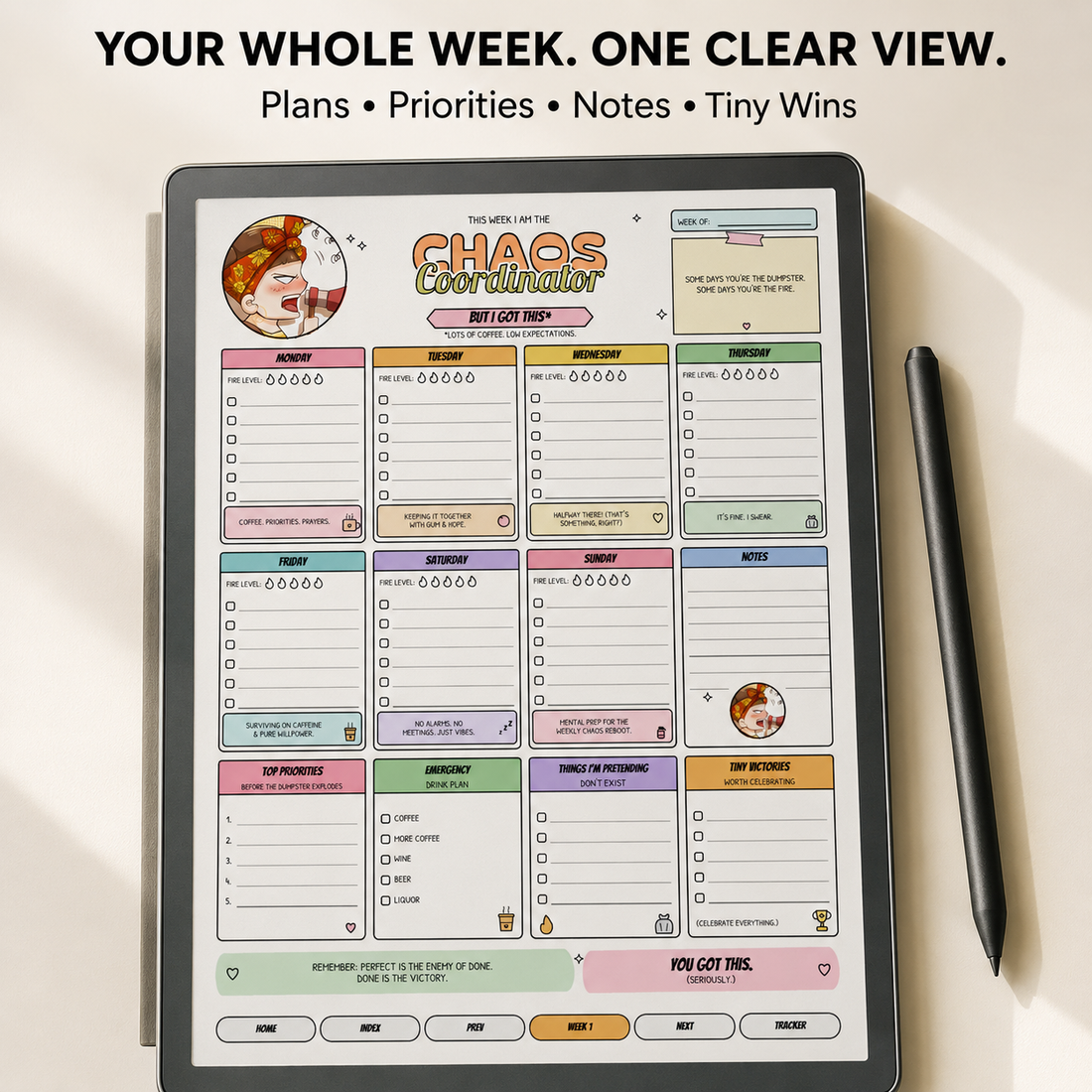 How to Plan a Week You Do Not Actually Control