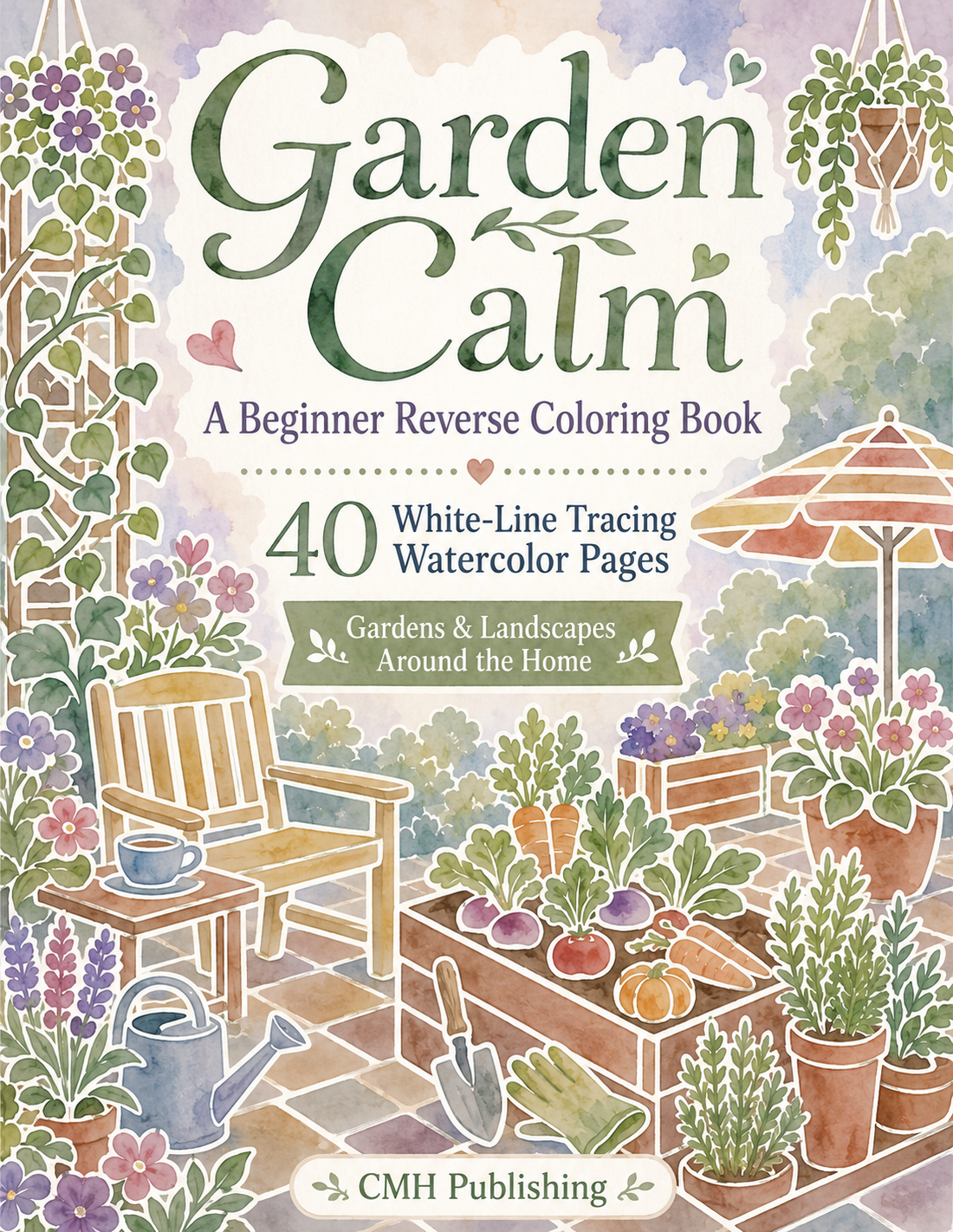 Garden Coloring Books for Calm Creative Breaks