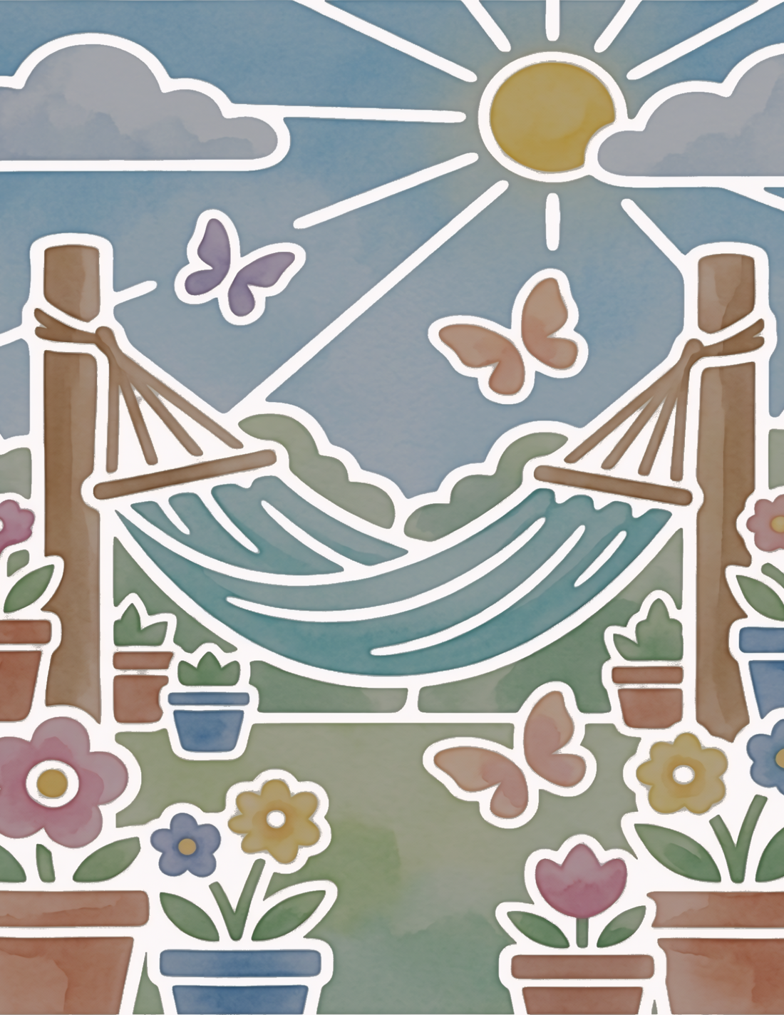 Bold Cozy Coloring Pages for Calm Home Breaks