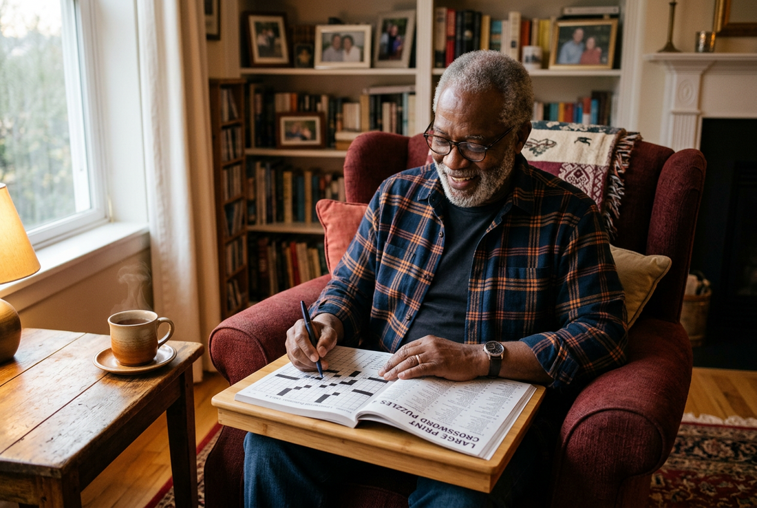 How to Choose a Large Print Puzzle Book for Low Vision