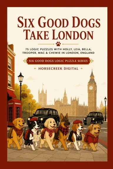 Book Review: Six Good Dogs: A Tour of London Brings Charm to Grid Deduction