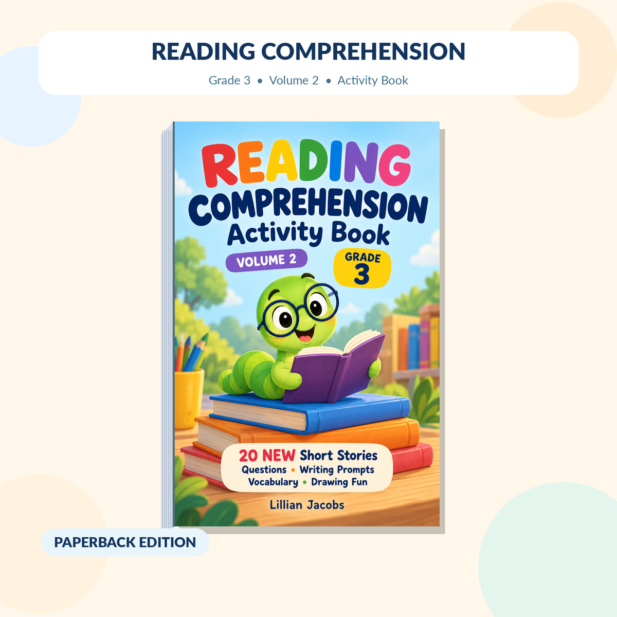 3rd Grade Reading Comprehension Workbook, Volume 2