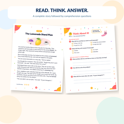 3rd Grade Reading Comprehension Workbook, Volume 2