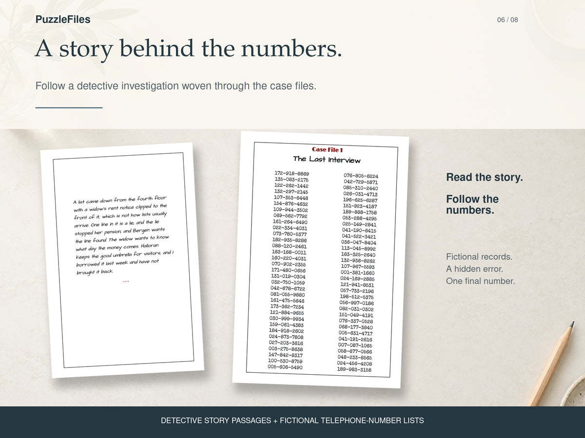 Printable Elimination Puzzle for Adults: Detective Number Mystery Book, 590-Page PDF