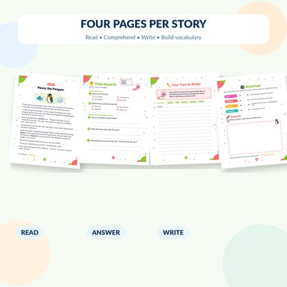 3rd Grade Reading Comprehension Workbook, Volume 2
