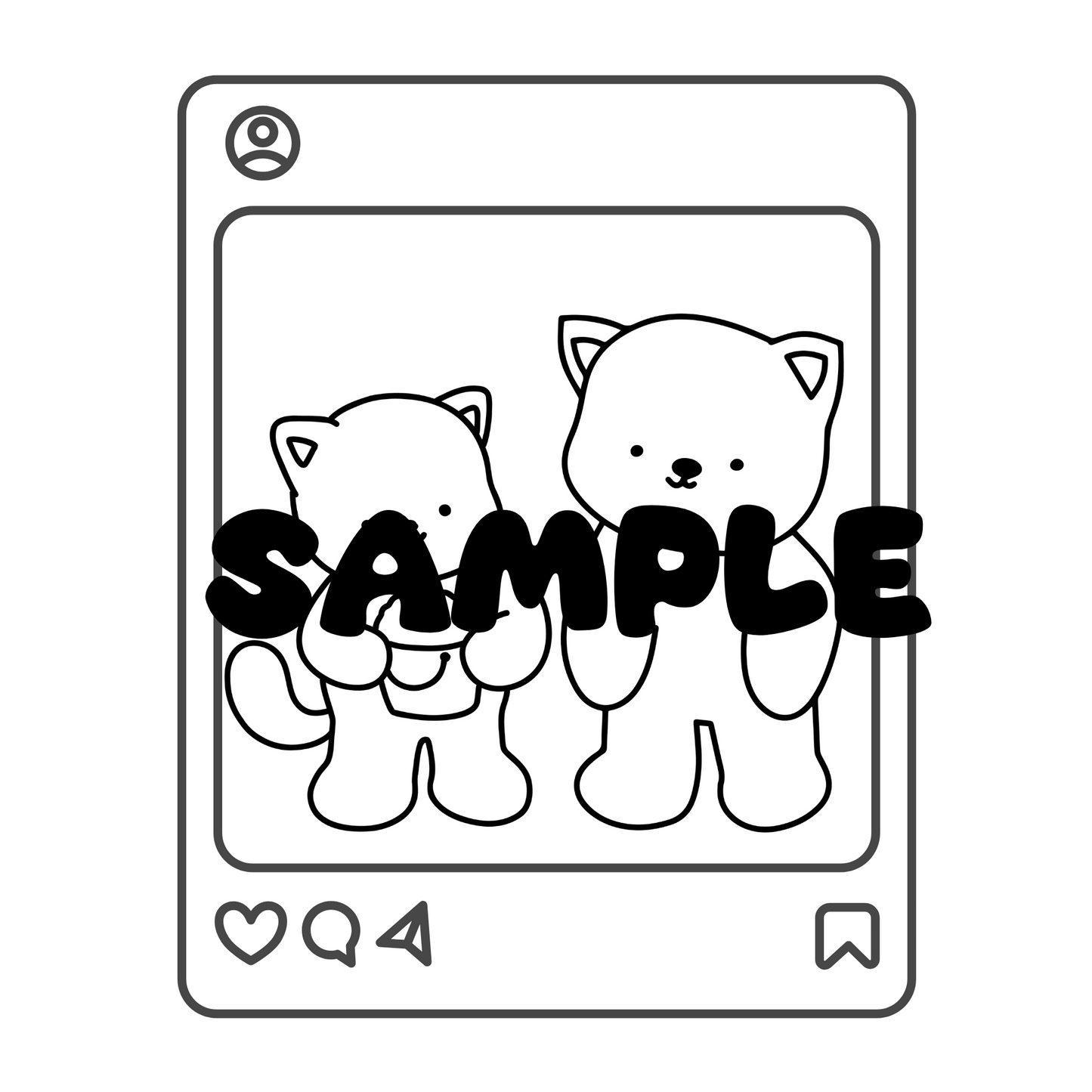 The Cozy Feed Coloring Book Cute Pics From My Socials | 15 Coloring Pages | Digital Printable PDF