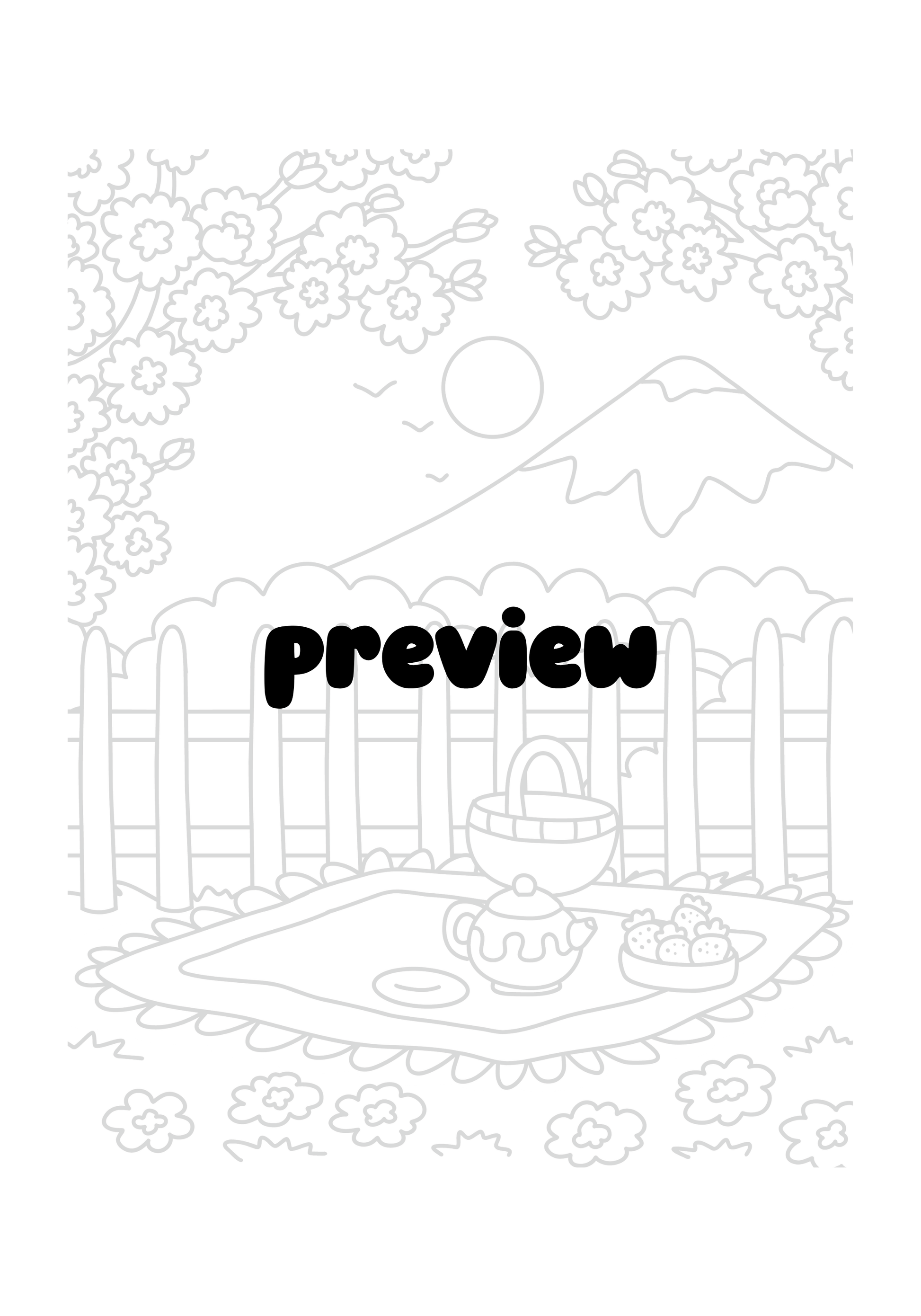 Interior preview from 'Cozy Japan Tracing Workbook PDF for Adults Teens' — digital tracing book by Lillian Jacobs