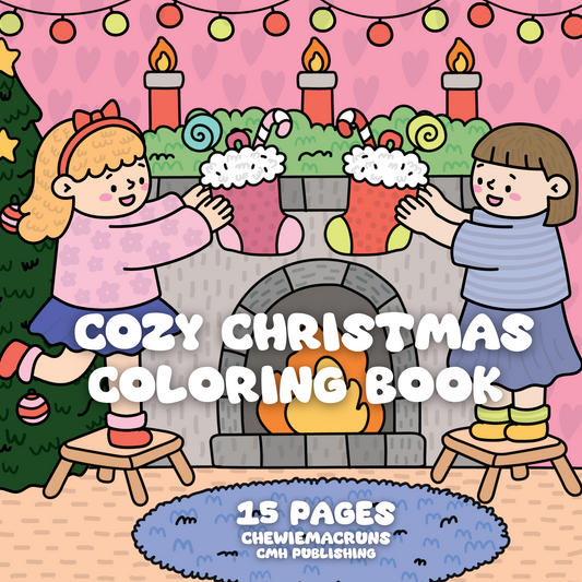 Cozy Christmas Coloring Book PDF