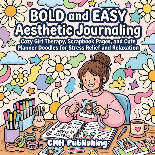 Cozy Journaling Moments: A Bold and Easy Coloring Book Digital PDF