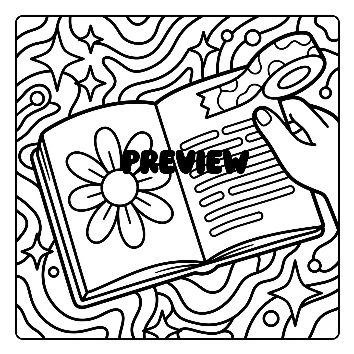 Cozy Journaling Moments: A Bold and Easy Coloring Book Digital PDF
