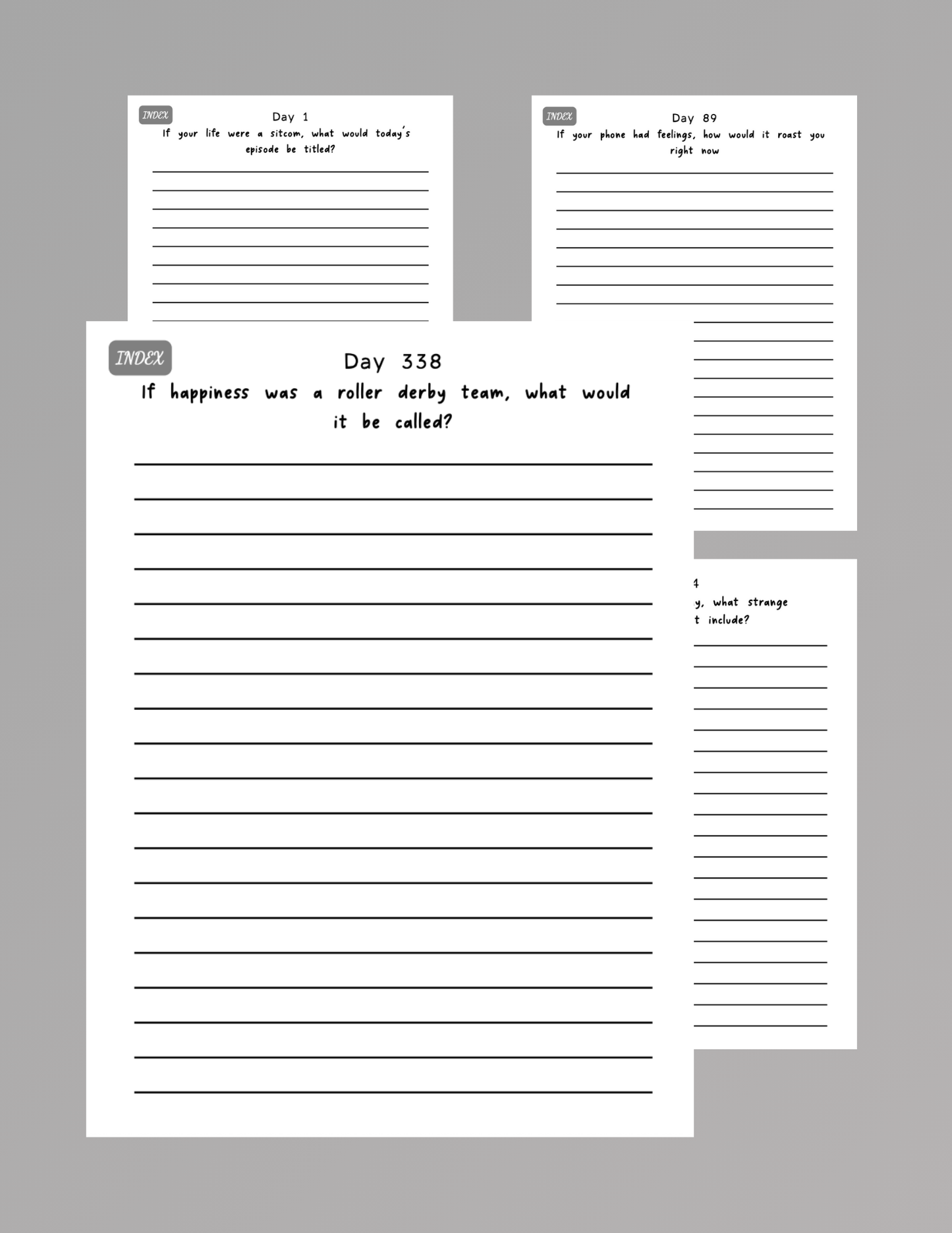 Kindle Scribe Writing Prompt Journal
