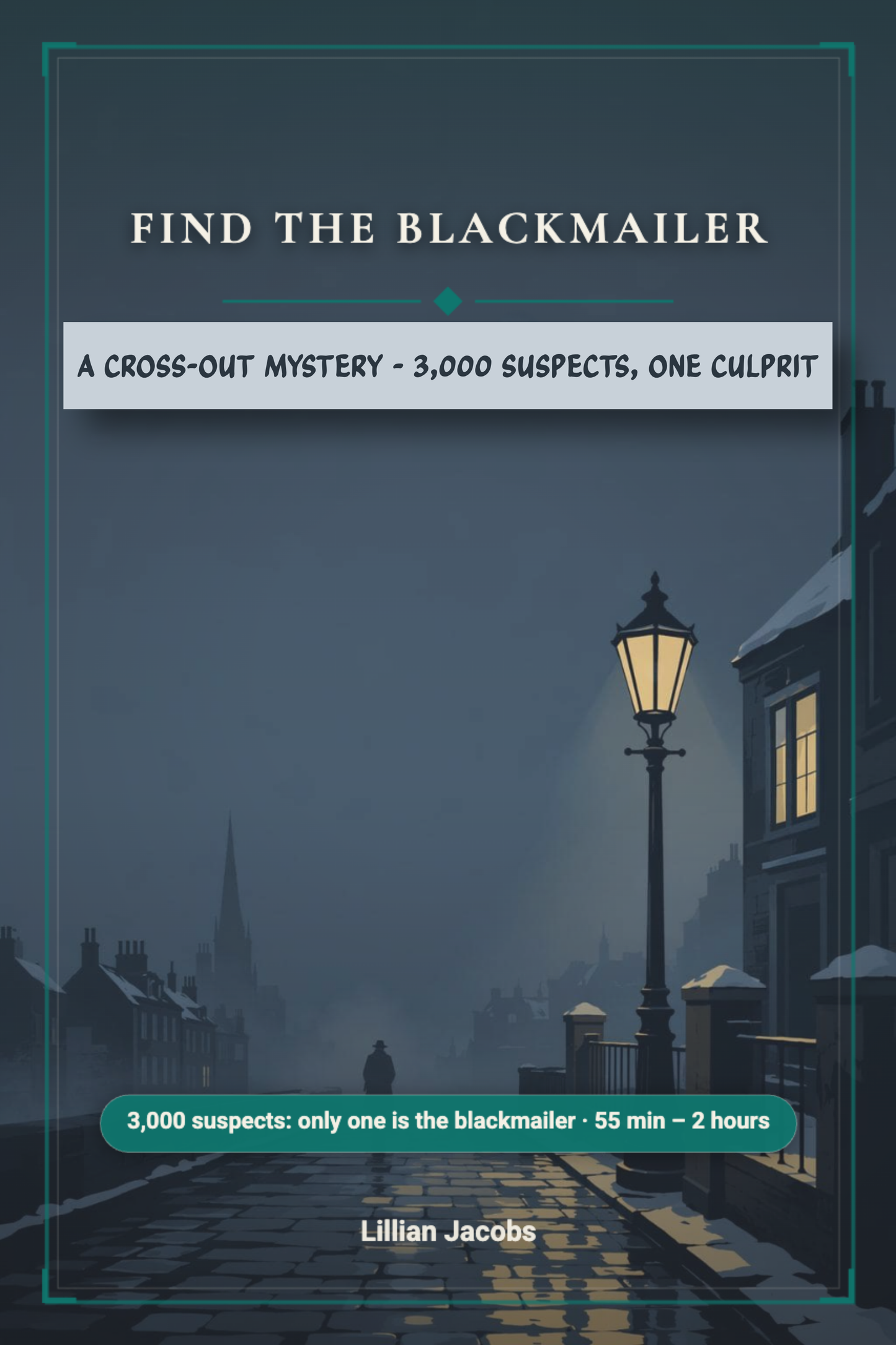 Find the Blackmailer, Digital PDF Puzzle Book